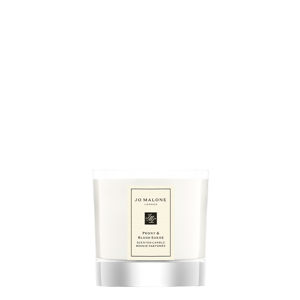 Peony & Blush Suede Miniature Candle